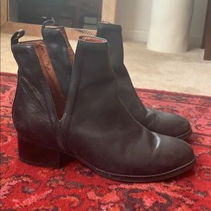 Jeffrey Campbell Leather Cutout Booties